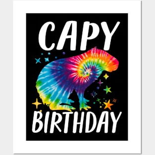 Happy Birthday Capybara Posters and Art